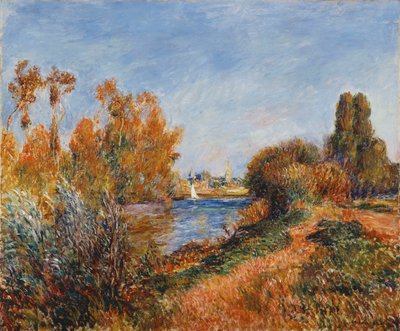 アルジャントゥイユのセーヌ川。アルジャントゥイユのセーヌ川、1888年 作： Pierre Auguste Renoir