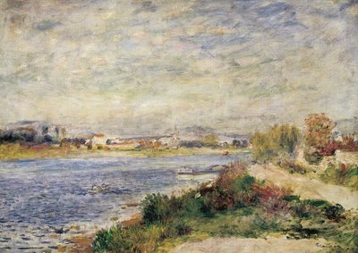 ピエール＝オーギュスト・ルノワール作「アルジャントゥイユのセーヌ川」 作： Pierre Auguste Renoir