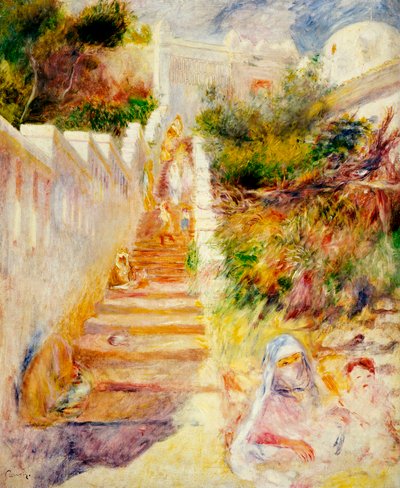 ステップ、アルジェ、1882年 作： Pierre Auguste Renoir