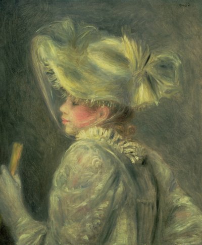 ホワイトハット 作： Pierre Auguste Renoir