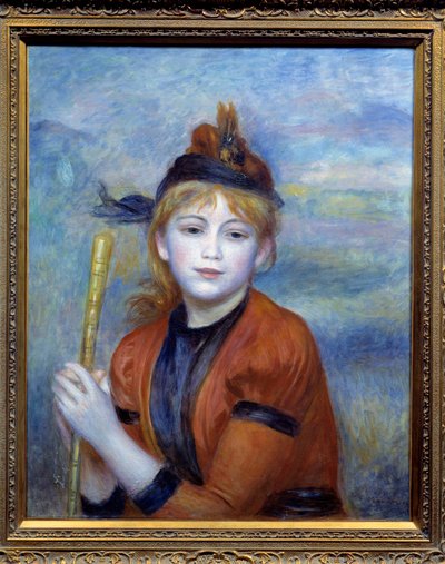 ハイカーです。ピエール・オーギュスト・ルノワール（1841-1919）の絵画 作： Pierre Auguste Renoir