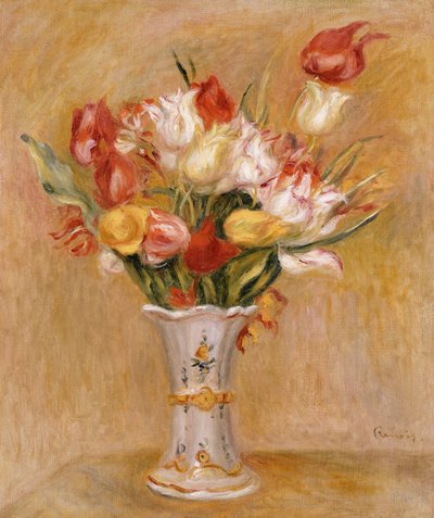 チューリップ 作： Pierre Auguste Renoir