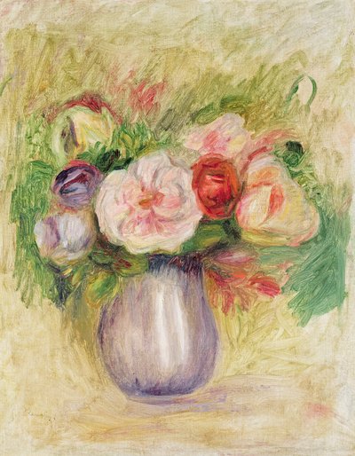 花瓶 作： Pierre Auguste Renoir