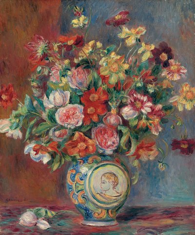 花瓶;花瓶、1881 作： Pierre Auguste Renoir