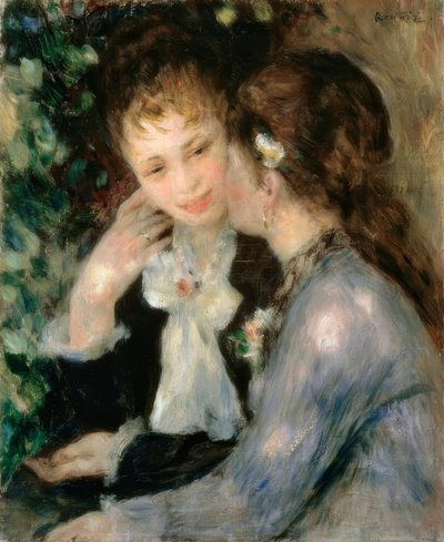 機密の会話 作： Pierre Auguste Renoir