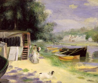 ブージバルの眺め 作： Pierre Auguste Renoir