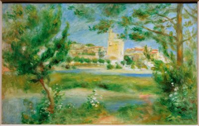 ヴィルヌーヴルアヴィニョン 作： Pierre Auguste Renoir