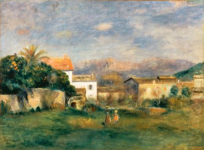 カーニュの眺め 作： Pierre Auguste Renoir