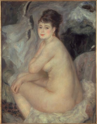 女性の行為 作： Pierre Auguste Renoir