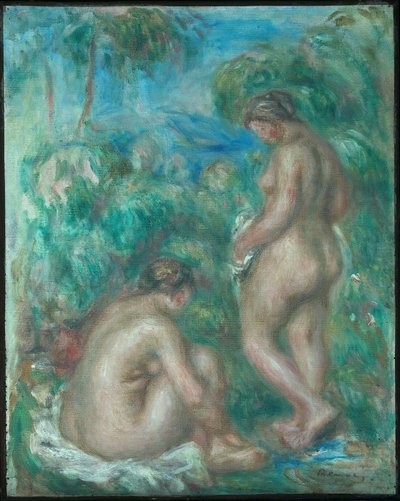 女性の入浴 作： Pierre Auguste Renoir