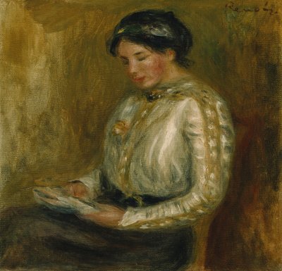 女性の読書 作： Pierre Auguste Renoir