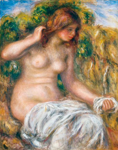 春の女1914 作： Pierre Auguste Renoir