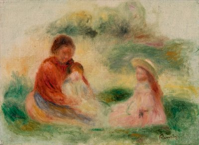 若い家族 作： Pierre Auguste Renoir