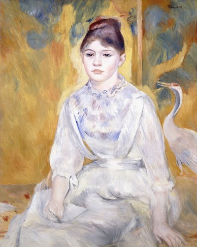 白鳥の少女1886 作： Pierre Auguste Renoir