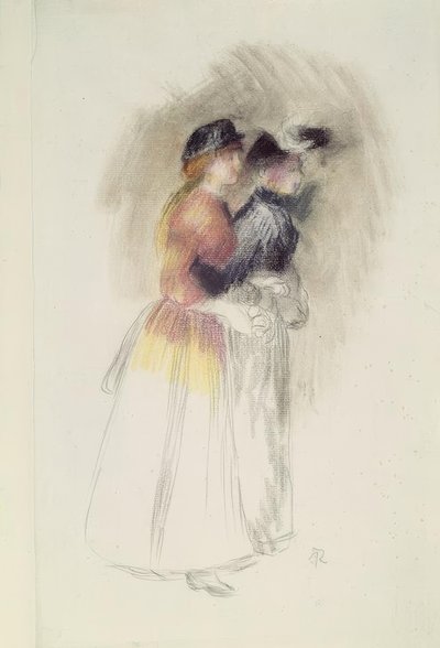 二人の女性 作： Pierre Auguste Renoir