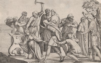 イフィゲニアの犠牲、1607-61。 作： Pierre Biard