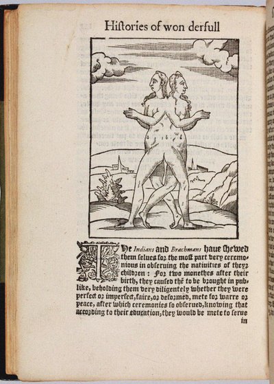 奇想天外な物語を集めたHistoires prodigieuses, 1560 作： Pierre Boaistuau