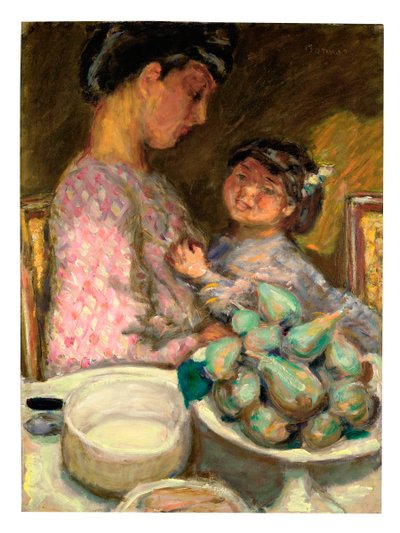 イチジクのプレート 作： Pierre Bonnard
