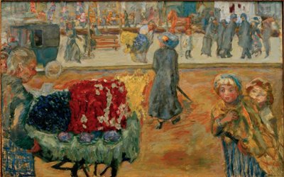 パリの夜 作： Pierre Bonnard