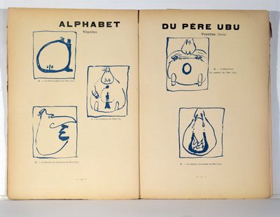 ペール・ユーブのアルファベット 作： Pierre Bonnard