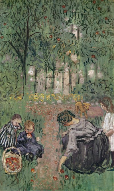 アップルギャザリング 作： Pierre Bonnard