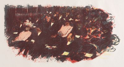 劇場にて 作： Pierre Bonnard