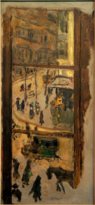 窓から 作： Pierre Bonnard