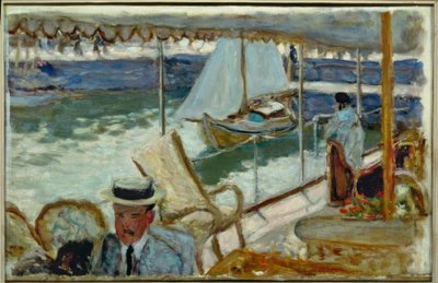 ヨットで 作： Pierre Bonnard