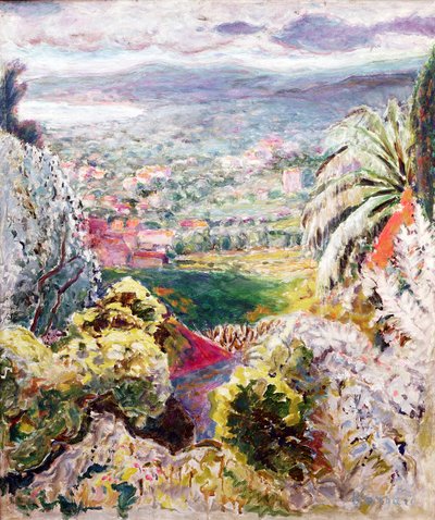 カンヌ湾、1937年頃 作： Pierre Bonnard