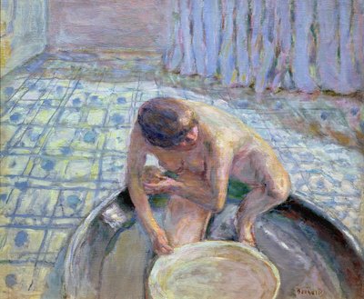 ブルーハーモニー、1920 作： Pierre Bonnard