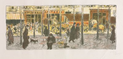大通り 作： Pierre Bonnard