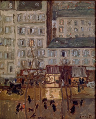 クリシー大通り ピエール・ボナール（1867-1947）の絵画 1904年 ブリュッセル、dr.G.デレマンス 作： Pierre Bonnard