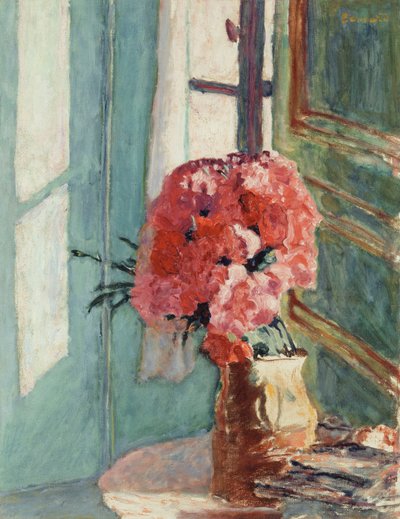 カーネーション、1921年頃（キャンバスに油彩） 作： Pierre Bonnard