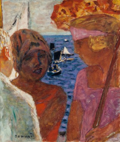 アルカションでの会話、1926-1930年。 作： Pierre Bonnard