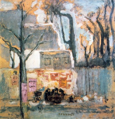 パリの角、c1905 作： Pierre Bonnard