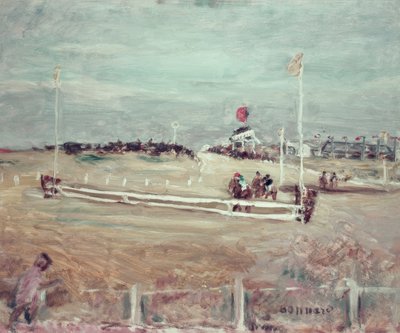 ブローニュのコース 作： Pierre Bonnard