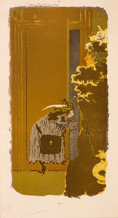 Dans la Rue 20世紀 (リトグラフ) 作： Pierre Bonnard