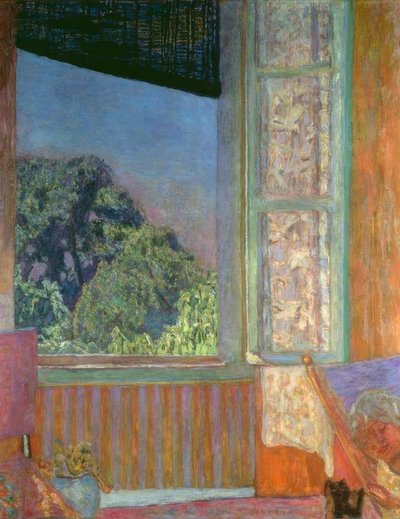 開いているウィンドウ 作： Pierre Bonnard