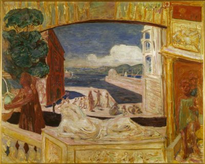 モニュメントまたは地中海 作： Pierre Bonnard