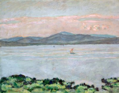 サントロペ湾 作： Pierre Bonnard