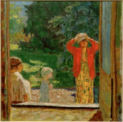 窓の前 作： Pierre Bonnard