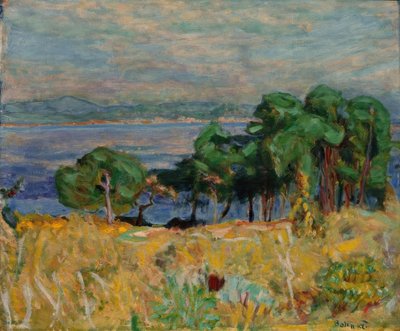 サントロペ湾 作： Pierre Bonnard