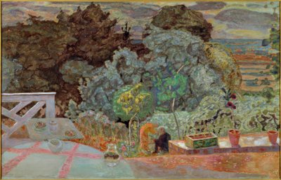 テラス 作： Pierre Bonnard