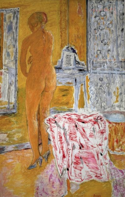素晴らしい黄色のヌード 作： Pierre Bonnard