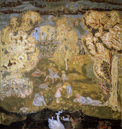 田舎の早春。 1912年（キャンバスに油彩） 作： Pierre Bonnard