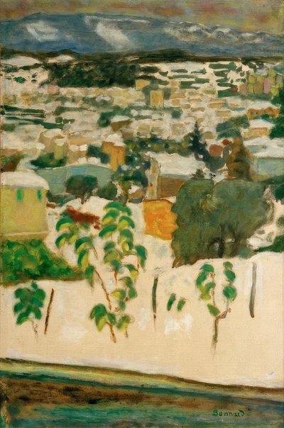 雪の影響 作： Pierre Bonnard