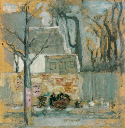 パリの一角 作： Pierre Bonnard