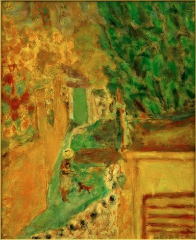 ルカンネの階段（ルカンネのトレペ） 作： Pierre Bonnard