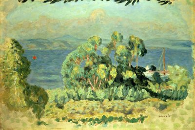 ユーカリの木（キャンバスに油彩） 作： Pierre Bonnard