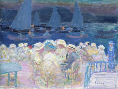 ドアの外、1913 作： Pierre Bonnard